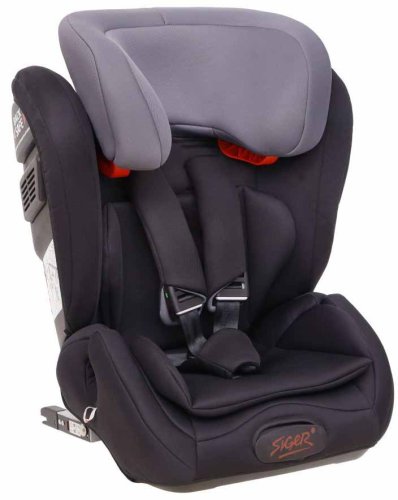 Siger Автокресло "Гранд Isofix (9-36 кг) / цвет sky dark (темно-серый)