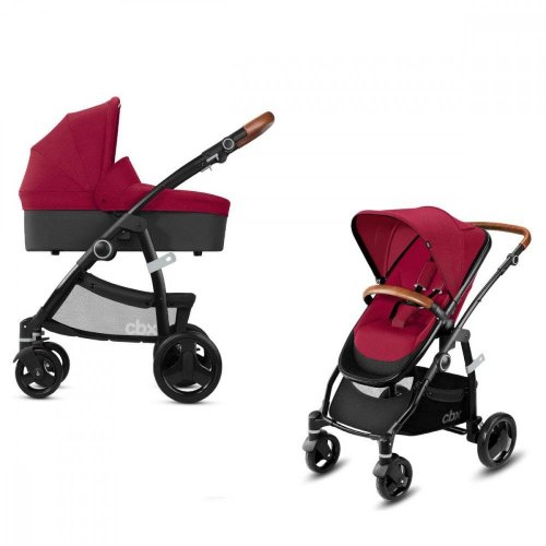 CBX by Cybex Детская коляска 2 в 1 Leotie Lux Crunchy Red