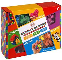 1toy Конструктор пластилин Gummy blocks, 8 цветов